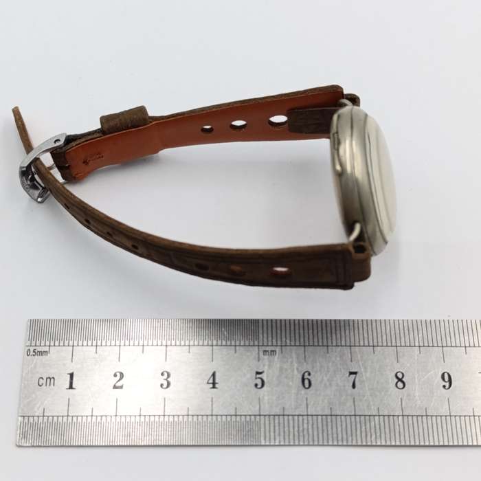 Antique manual wind ladies trench watch - working