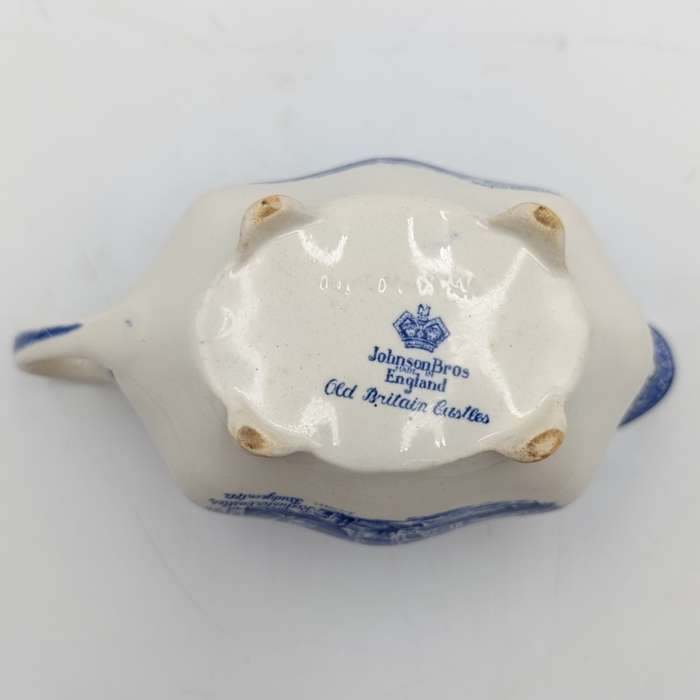 Antique Johnson Bras Old Britain Castles porcelain gravy boat