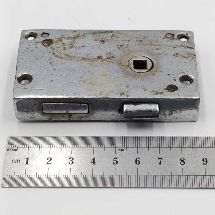 Vintage Railway door handle and lock - handle marked "Kitchen" possibly SA Railways