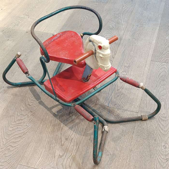 Vintage Pavemaster spring mounted rocking horse