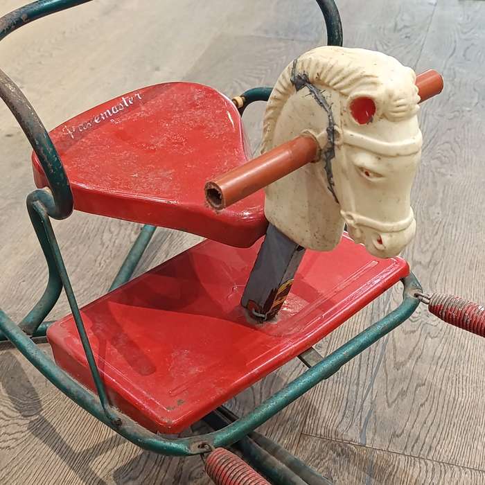 Vintage Pavemaster spring mounted rocking horse