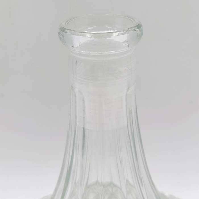Vintage glass ship's decanter