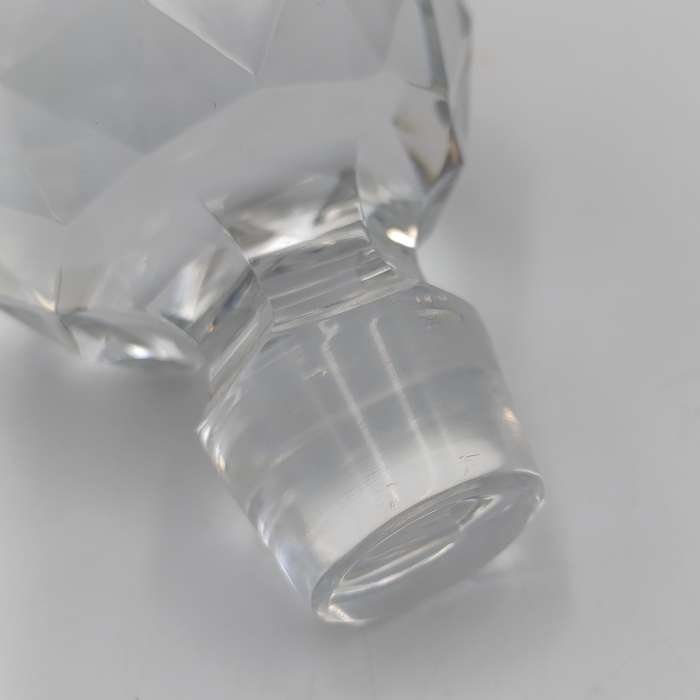 Vintage crystal square decanter