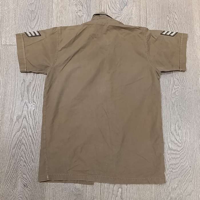 SADF Nutria short sleeve shirt of Sergeant Barkhuisen with marksman badge - size medium