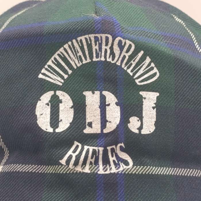 SADF Witwatersrand Rifles ODJ tartan sports cap