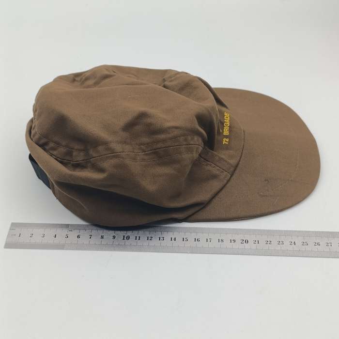 SADF signal corps 72 Brigade nutria flap cap - sweat band loose