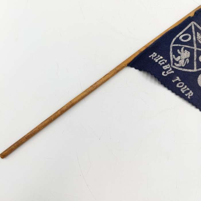 Vintage 1963 Oxford Cambridge Rugby tour flag