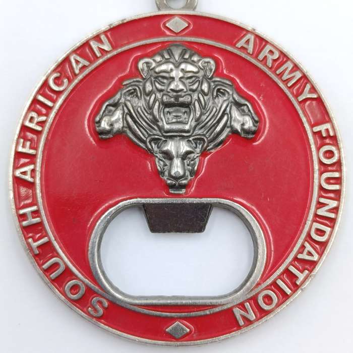South African Army Foundation 60 years bottle opener