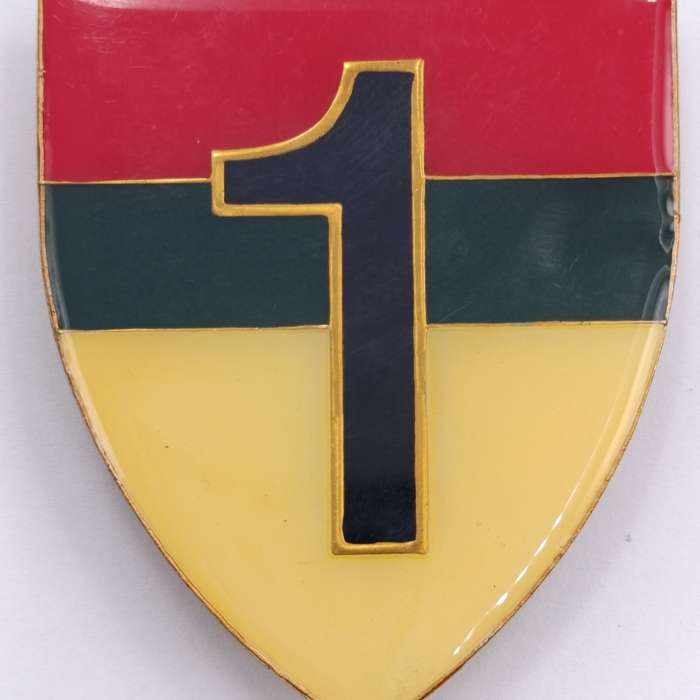 Zambia Defence Force 1st Battalion shoulder flash
