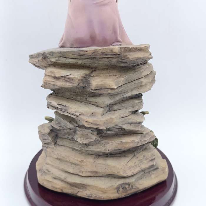 Beautiful Angelica Collection poly resin figurine of girl with book