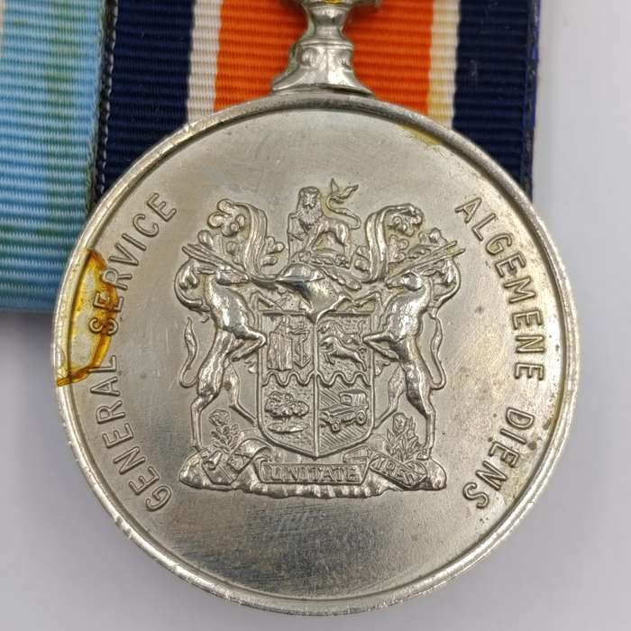 Set of 3 SADF medals including De Wet medal #655