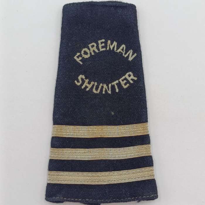 Pair of SA Railways Foreman - Shunter rank epaulettes