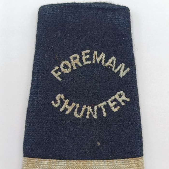 Pair of SA Railways Foreman - Shunter rank epaulettes