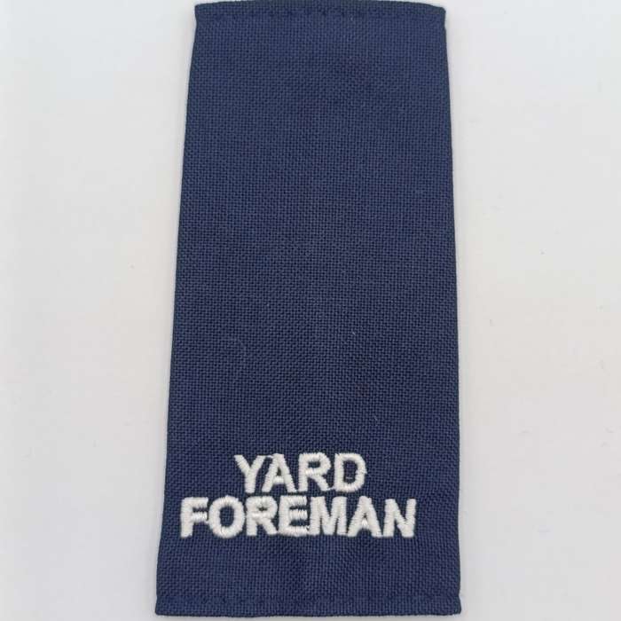 Pair of SA Railway Yard Foreman rank epaulettes