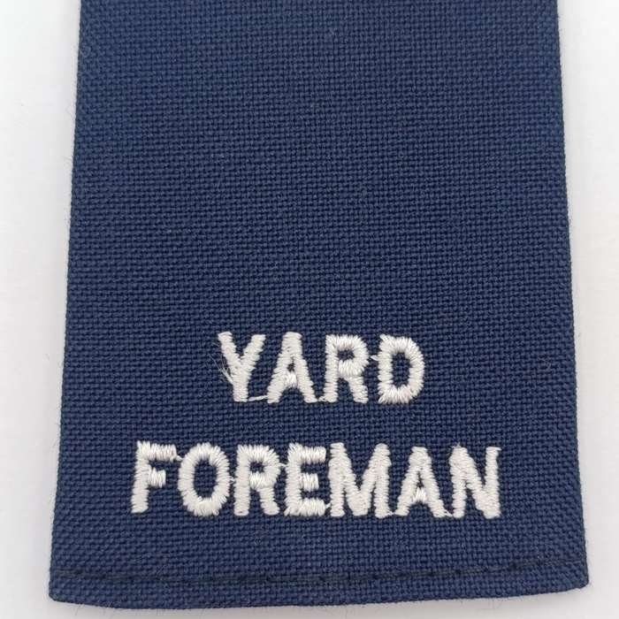 Pair of SA Railway Yard Foreman rank epaulettes
