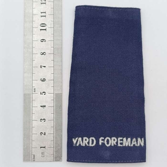 Pair of SA Railways Yard Foreman rank epaulettes