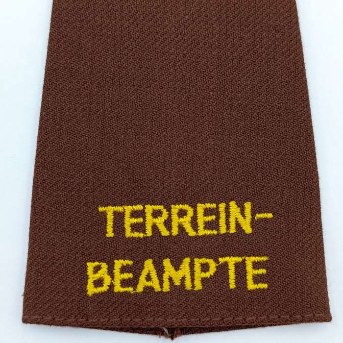 Pair of SA Railways Yard official rank epaulettes