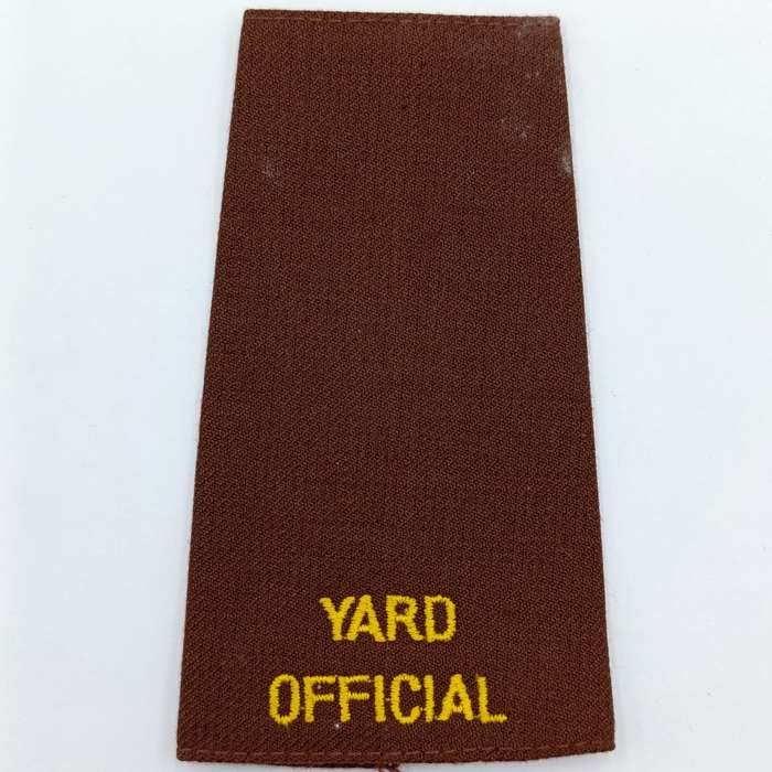 Pair of SA Railways Yard official rank epaulettes