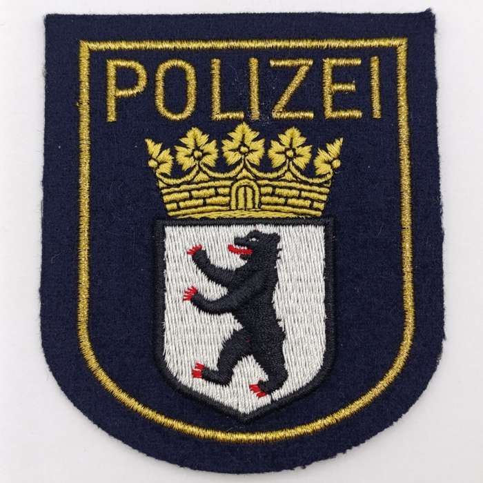 German Berlin Police cloth badge