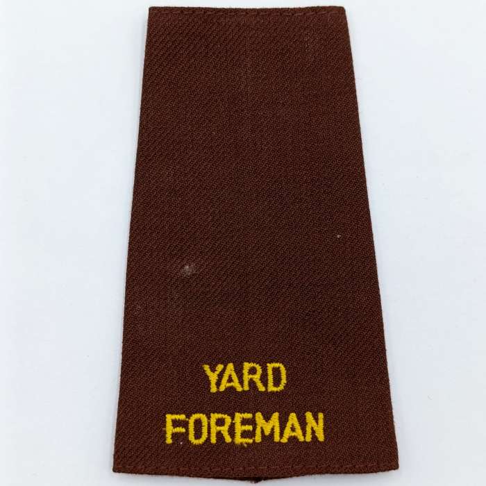 Pair of SA Railways Yard Foreman rank epaulettes