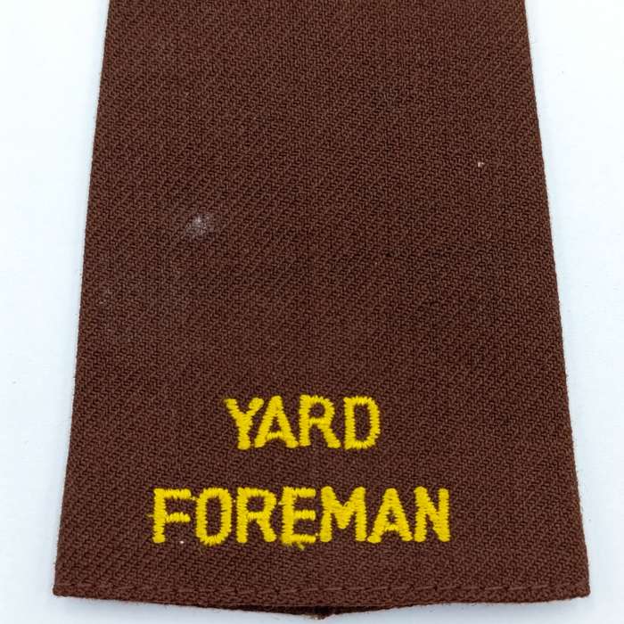 Pair of SA Railways Yard Foreman rank epaulettes