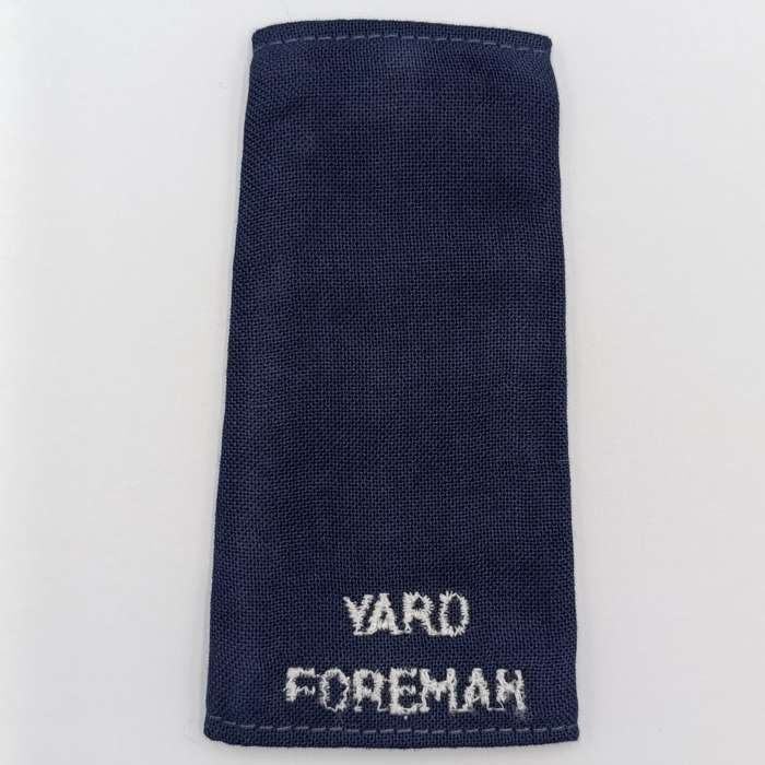 Pair of SA Railways Yard Foreman rank epaulettes