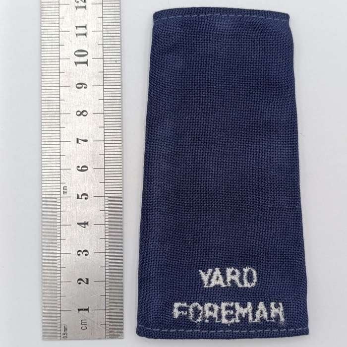Pair of SA Railways Yard Foreman rank epaulettes
