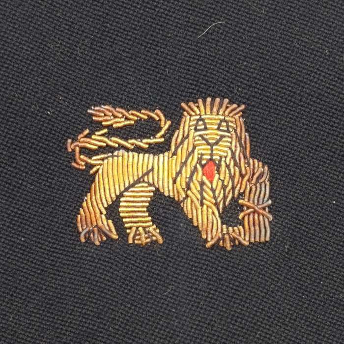 Pair of SA Navy bullion wire badges for epaulettes