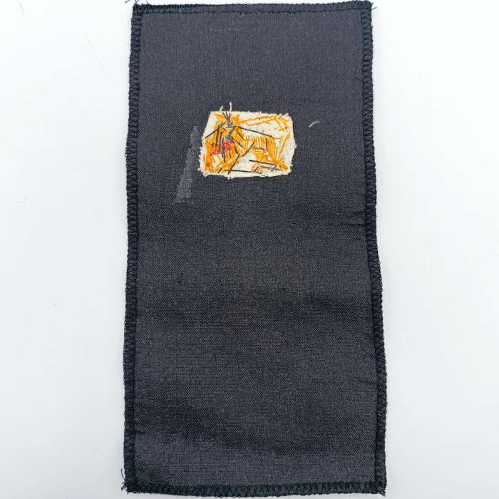 Pair of SA Navy bullion wire badges for epaulettes