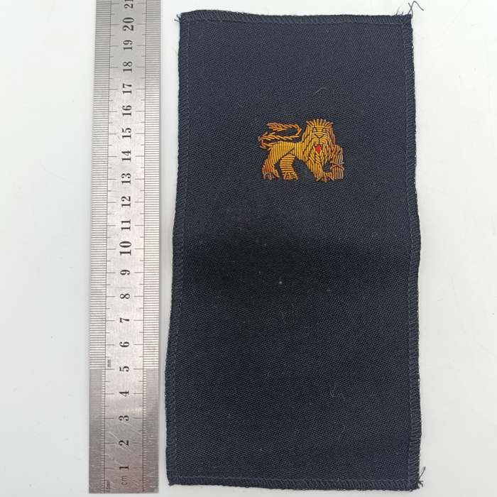 Pair of SA Navy bullion wire badges for epaulettes