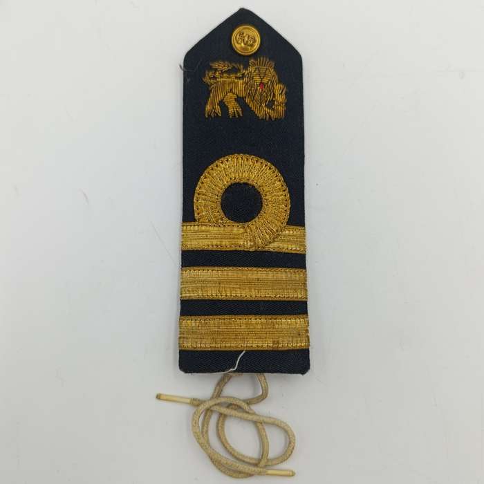Pair of SA Navy Commander rank epaulettes