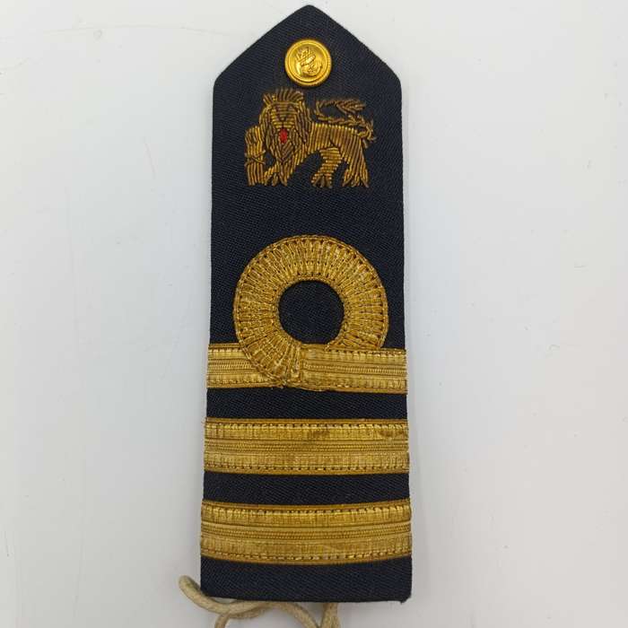 Pair of SA Navy Commander rank epaulettes