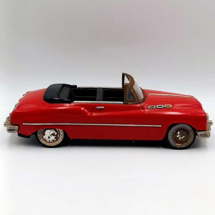 Vintage tin plate Buick Sedan friction toy car - no steering wheel