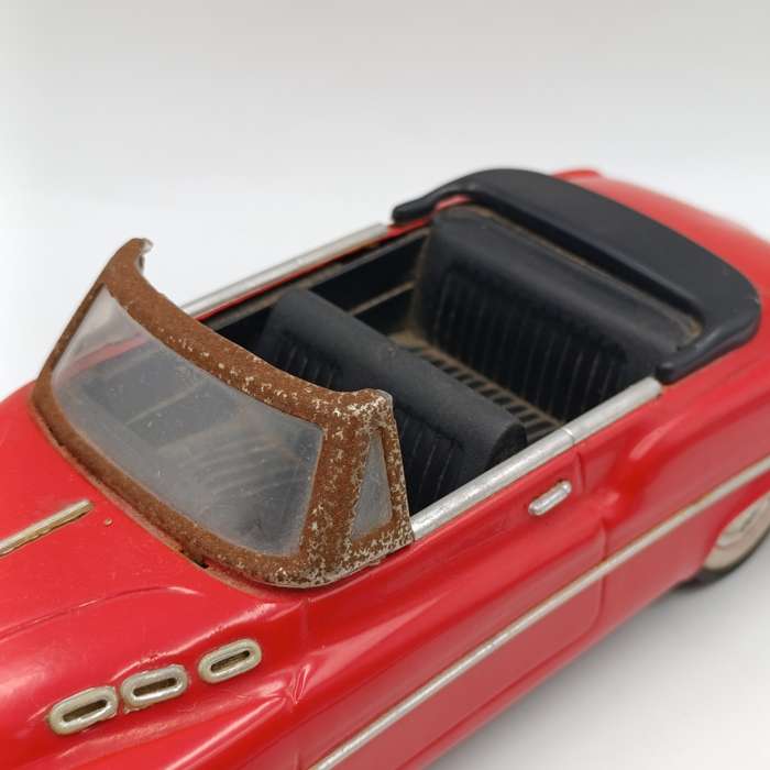Vintage tin plate Buick Sedan friction toy car - no steering wheel