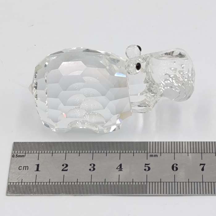 Swarovski Hippo crystal figurine