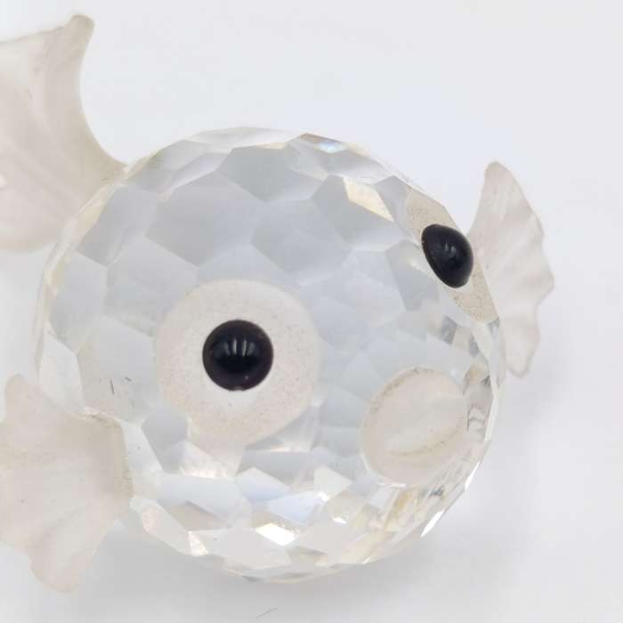 Swarovski crystal mini Puffer Fish figurine