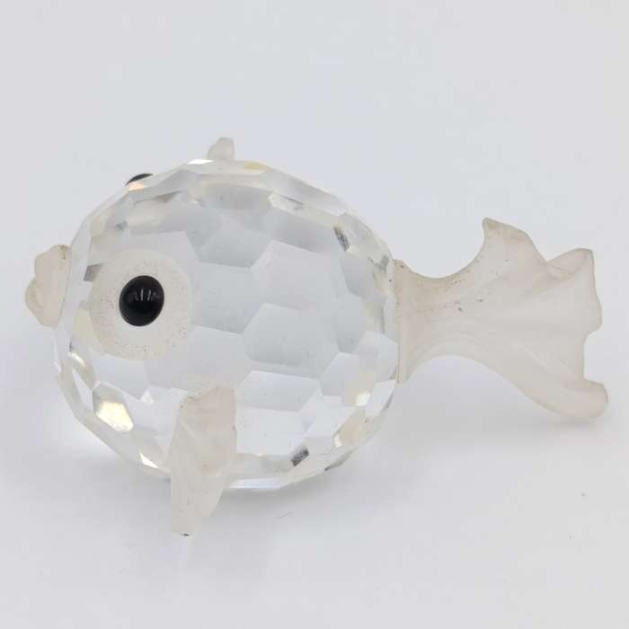 Swarovski crystal mini Puffer Fish figurine