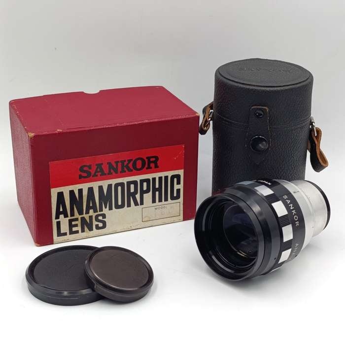 Vintage Sankor Anamorphic 16C lens in original box - lens is clean