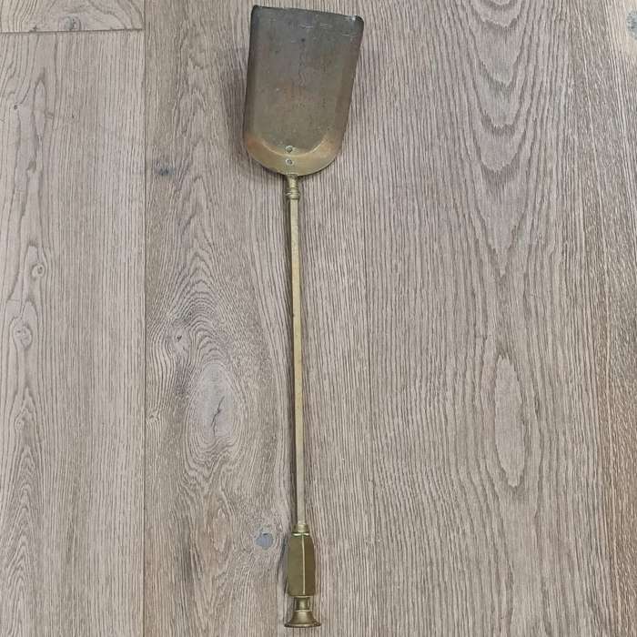 Set of 3 vintage brass fire tools