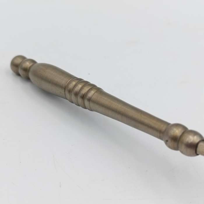 Vintage white brass candle snuffer