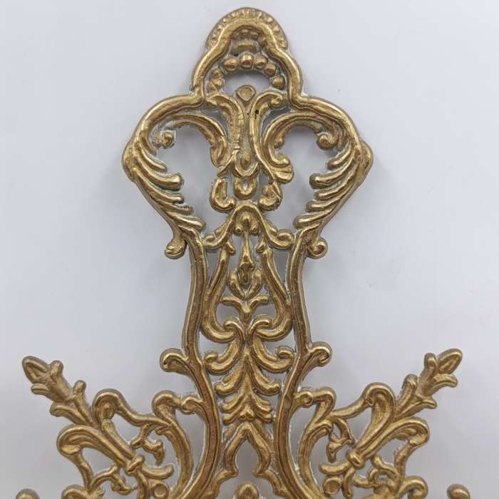 Antique large brass crucifix