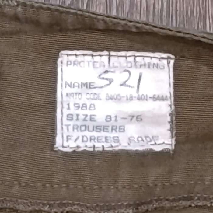 SADF nutria combat trousers - size 81 -76
