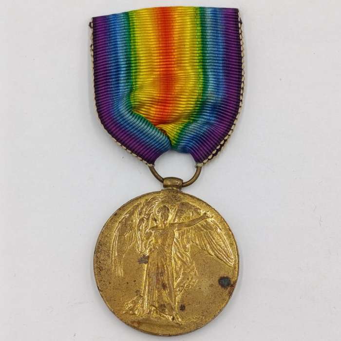 WW1 Victory medal issued to 66936 Sapper N.C. Reeder, Royal Engineers