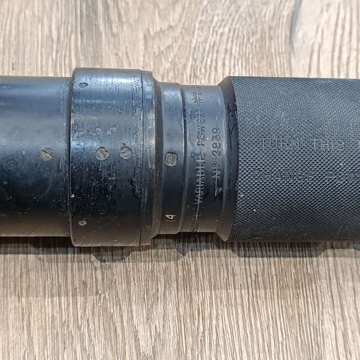 WW2 Telescope Sighting No.38 MKII in case - marked BB.Ltd 1942