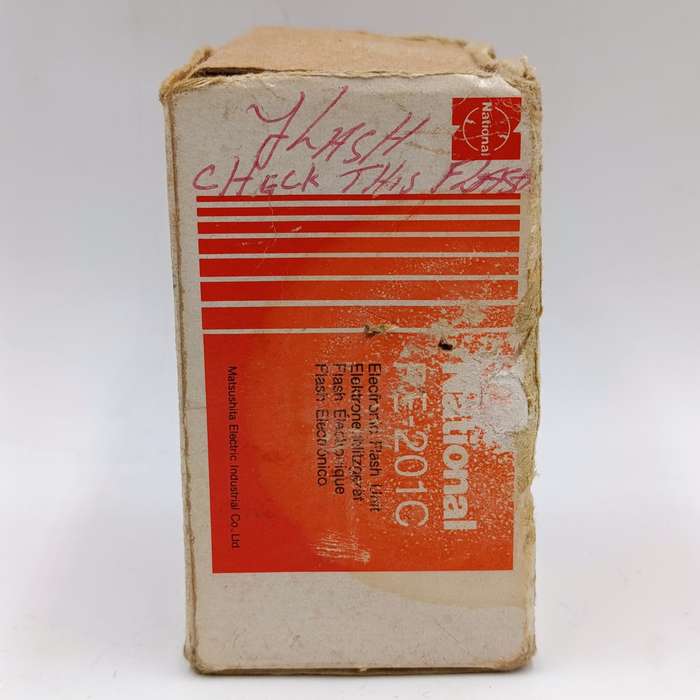 Vintage National PE-201C Camera flash in box - working