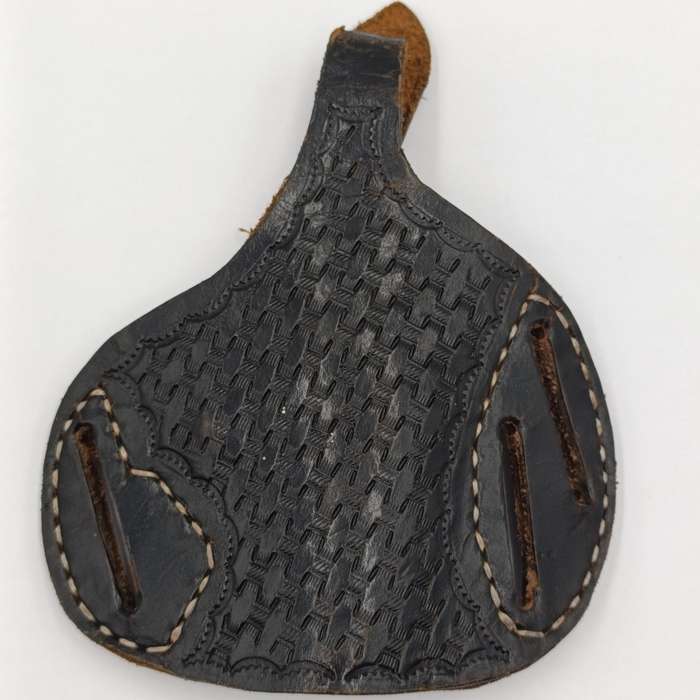 Vintage Leather gun holster - right hand side