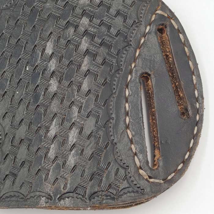 Vintage Leather gun holster - right hand side