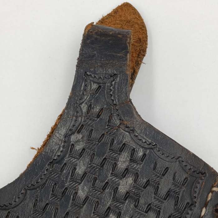Vintage Leather gun holster - right hand side