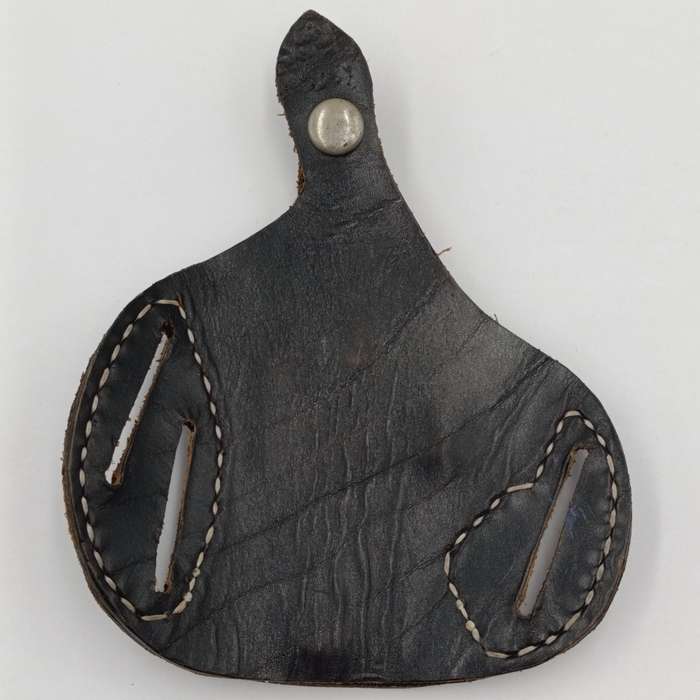 Vintage Leather gun holster - right hand side
