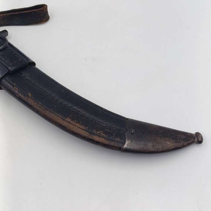 Vintage Stag Horn fixed blade dagger - unknown origin